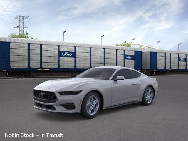2026 Ford Mustang EcoBoost in Avalanche — front three-quarter view