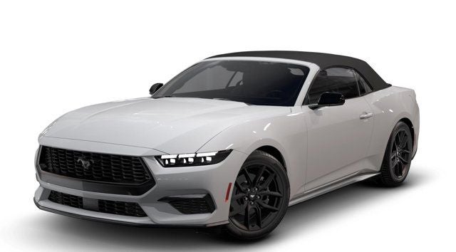 2026 Ford Mustang EcoBoost in Avalanche — front three-quarter view