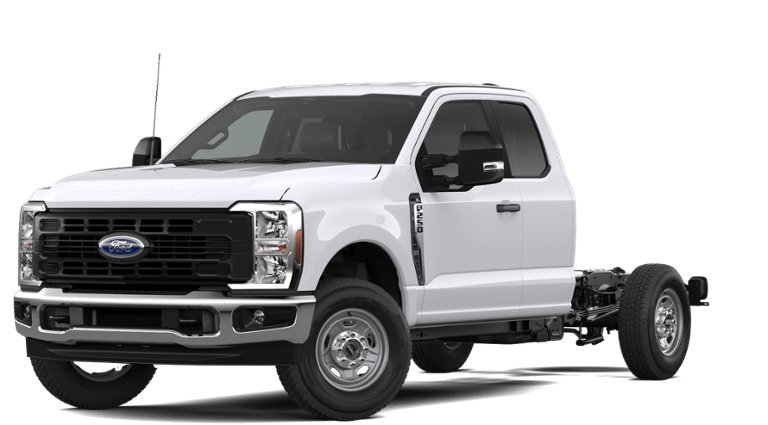 2026 Ford F-250SD XL in Oxford White — front three-quarter view