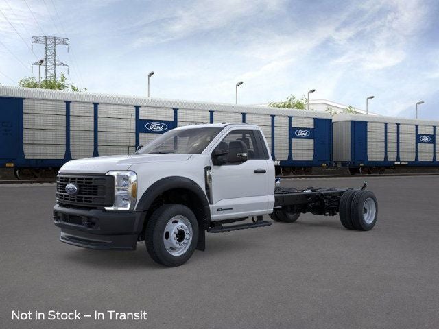 2026 Ford F-550SD XL DRW in Oxford White — front three-quarter view