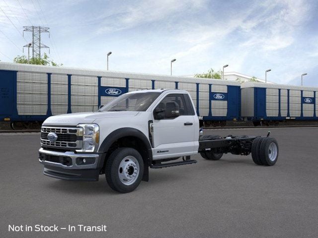 2026 Ford F-550SD XL DRW in Oxford White — front three-quarter view