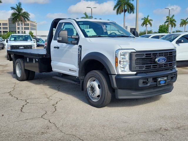 2024 Ford F-550SD XL DRW in Oxford White — front three-quarter view