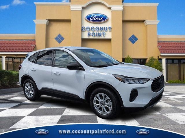2026 Ford Escape Active in Oxford White — front three-quarter view