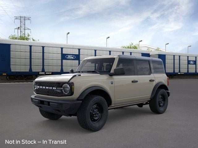 2026 Ford Bronco Big Bend in Desert Sand — front three-quarter view