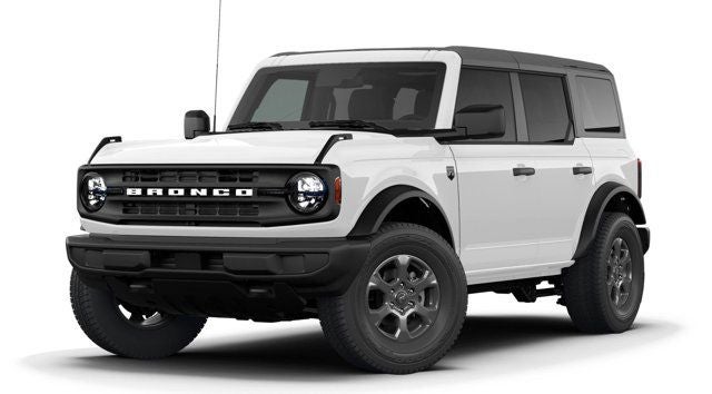 2026 Ford Bronco Big Bend in Oxford White — front three-quarter view