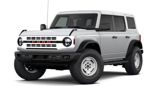 2026 Ford Bronco Heritage Edition in Avalanche — front three-quarter view
