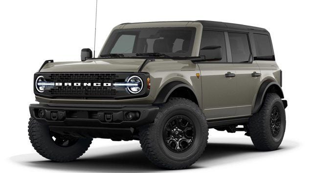 2026 Ford Bronco Badlands in Gray — front three-quarter view