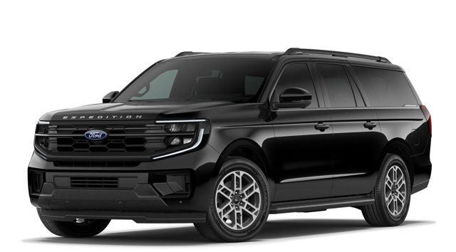 2026 Ford Expedition Max Active in Black Metallic — front three-quarter view