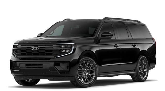 2026 Ford Expedition Max Platinum in Black Metallic — front three-quarter view