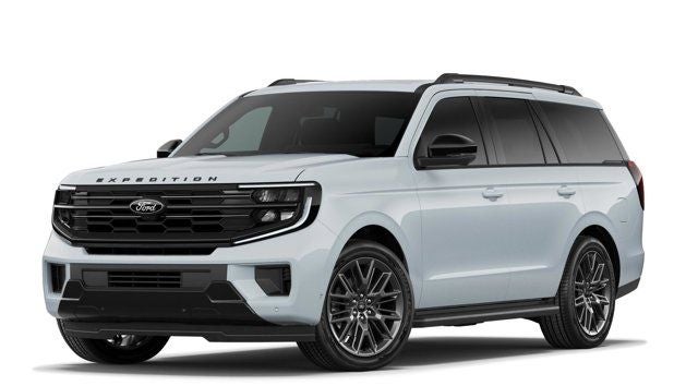 2026 Ford Expedition Platinum in Silver Metallic — front three-quarter view