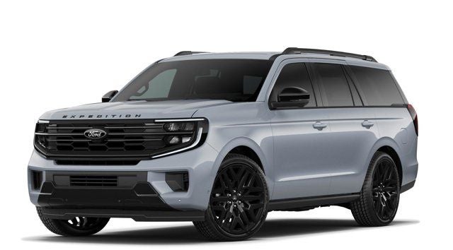 2026 Ford Expedition Platinum in Gray Metallic — front three-quarter view