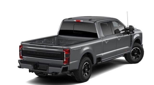 2026 Ford F-250SD Platinum in Gray Metallic — front three-quarter view