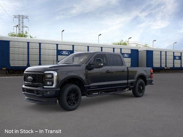 2026 Ford F-250SD Lariat in Black Metallic — front three-quarter view