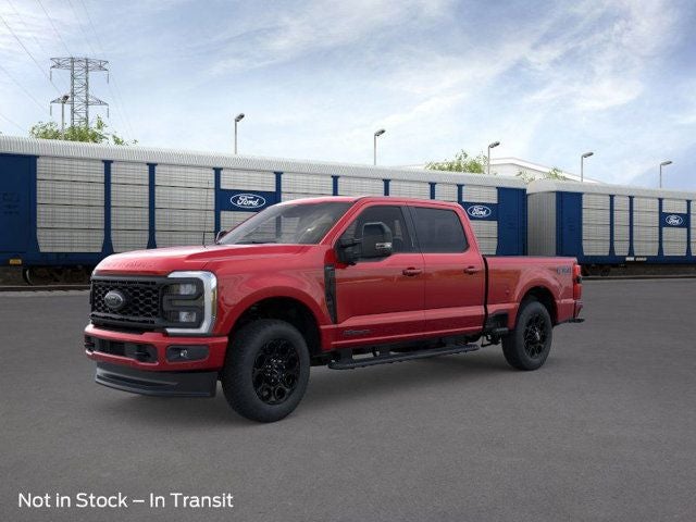 2026 Ford F-250SD Lariat in Ruby Red Metallic — front three-quarter view