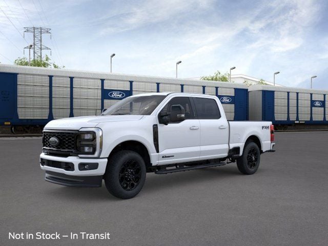 2026 Ford F-250SD Lariat in White Metallic — front three-quarter view