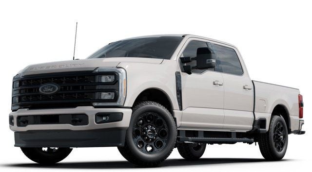 2024 Ford F-350SD Lariat in White Metallic — front three-quarter view