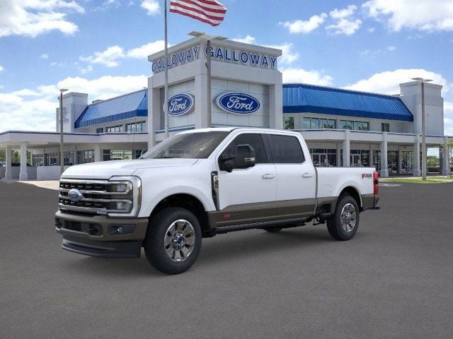 2026 Ford F-350SD King Ranch in Brown — front three-quarter view