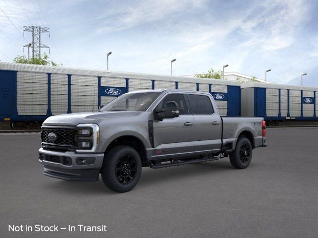 2026 Ford F-350SD Lariat in Gray Metallic — front three-quarter view
