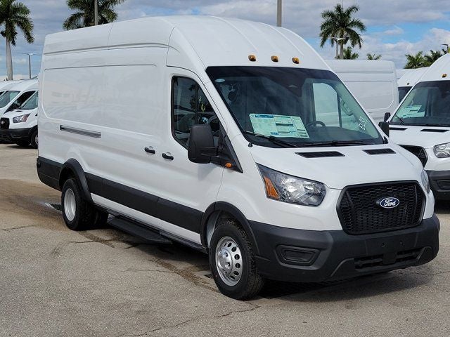 2026 Ford Transit-350 Base in Oxford White — front three-quarter view