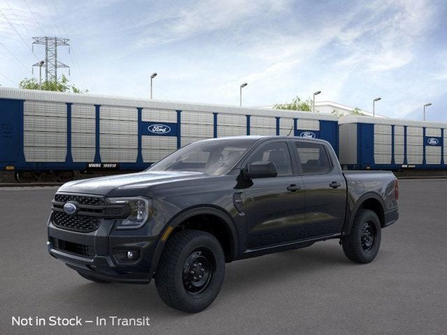 2026 Ford Ranger XL in Shadow Black — front three-quarter view