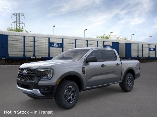 2026 Ford Ranger XLT in Gray Metallic — front three-quarter view