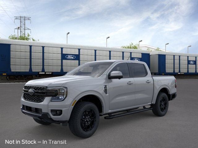 2026 Ford Ranger Lariat in Avalanche — front three-quarter view