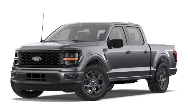 2026 Ford F-150 STX in Gray Metallic — front three-quarter view