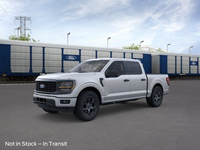 2026 Ford F-150 STX in Silver Metallic — front three-quarter view