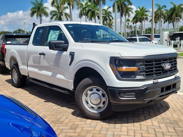 2025 Ford F-150 XL in Oxford White — front three-quarter view