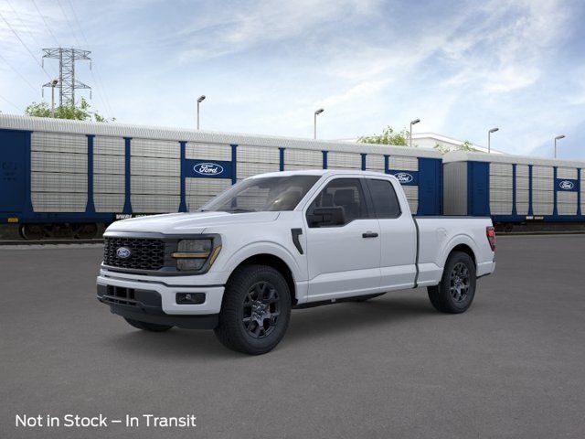 2026 Ford F-150 STX in Oxford White — front three-quarter view
