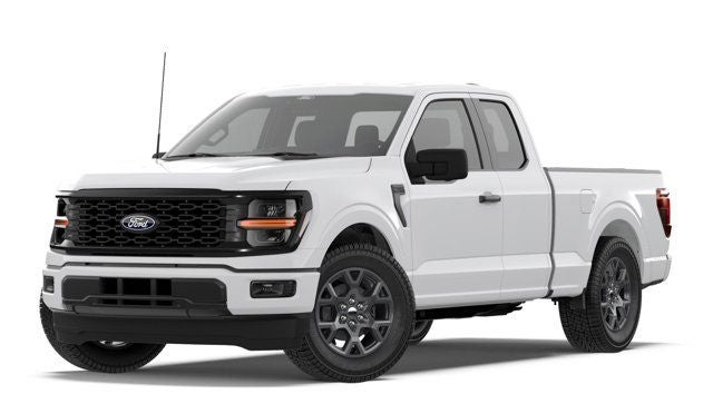 2026 Ford F-150 STX in Oxford White — front three-quarter view