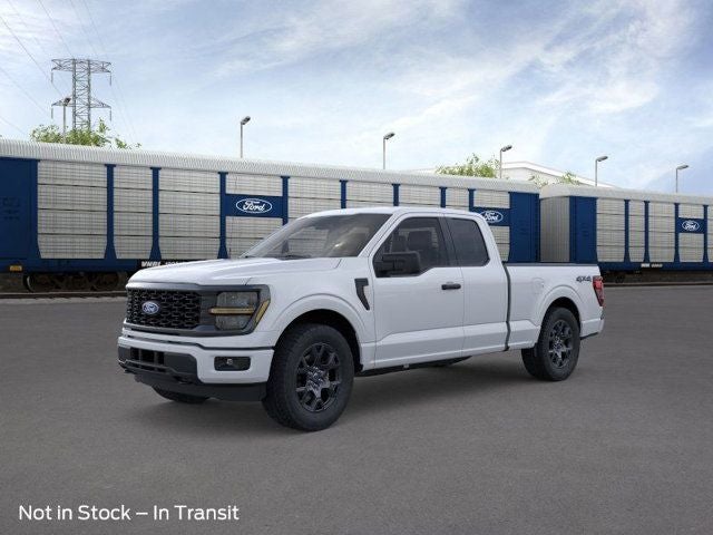 2026 Ford F-150 STX in Oxford White — front three-quarter view