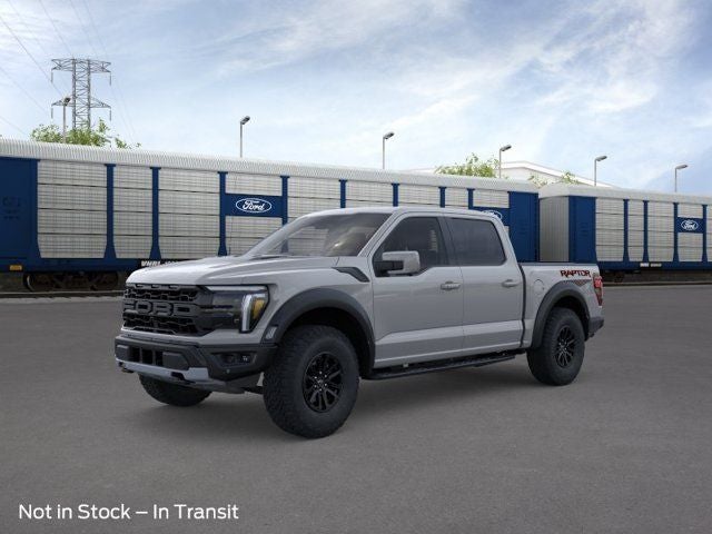 2026 Ford F-150 Raptor in Avalanche — front three-quarter view