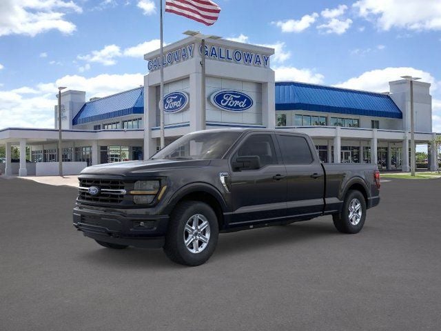 2026 Ford F-150 XLT in Black Metallic — front three-quarter view