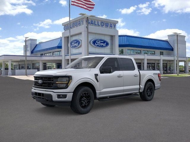 2026 Ford F-150 XLT in Silver Metallic — front three-quarter view