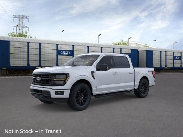 2026 Ford F-150 XLT in Oxford White — front three-quarter view