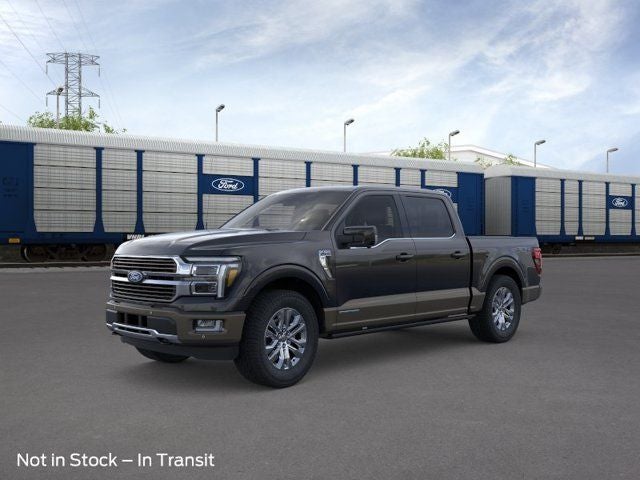 2026 Ford F-150 King Ranch in Black Metallic — front three-quarter view
