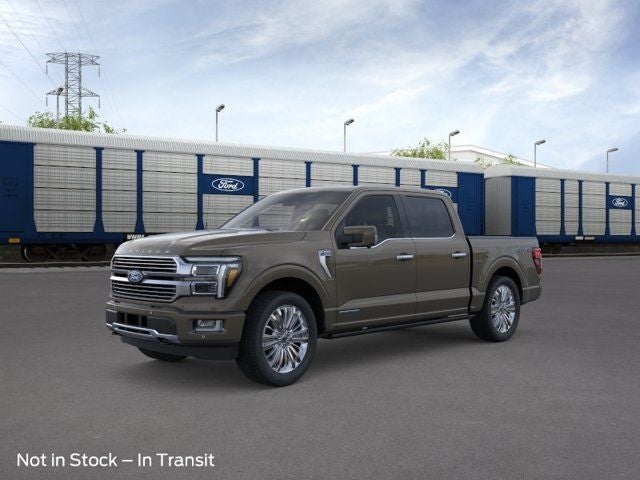 2026 Ford F-150 Platinum in Gray — front three-quarter view