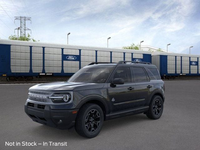 2026 Ford Bronco Sport Outer Banks in Shadow Black — front three-quarter view