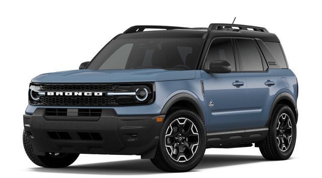 2026 Ford Bronco Sport Outer Banks in Azure — front three-quarter view