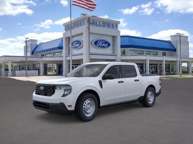 2026 Ford Maverick XL in Oxford White — front three-quarter view