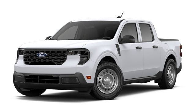 2026 Ford Maverick XL in Oxford White — front three-quarter view