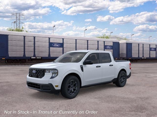 2026 Ford Maverick XLT in Oxford White — front three-quarter view