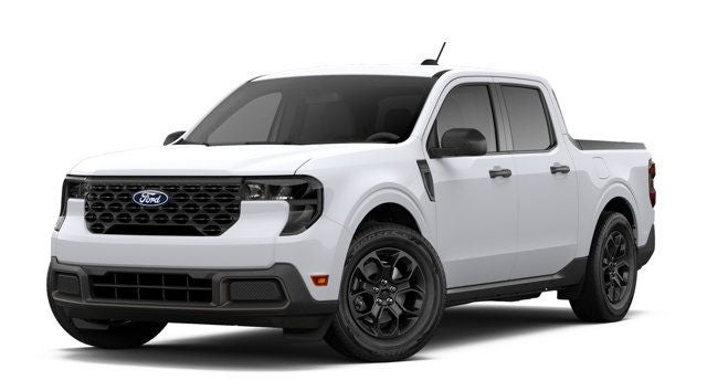 2026 Ford Maverick XLT in Oxford White — front three-quarter view