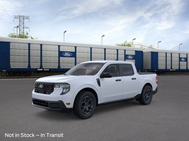 2026 Ford Maverick XLT in White — front three-quarter view