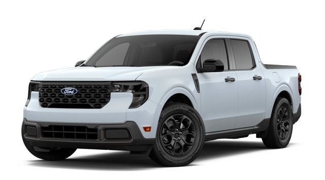 2026 Ford Maverick XLT in White — front three-quarter view