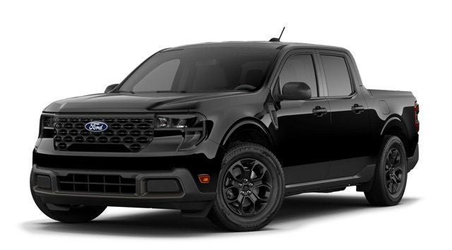 2026 Ford Maverick XLT in Shadow Black — front three-quarter view