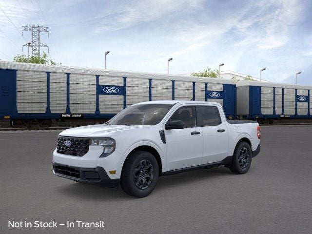 2026 Ford Maverick XLT in Oxford White — front three-quarter view