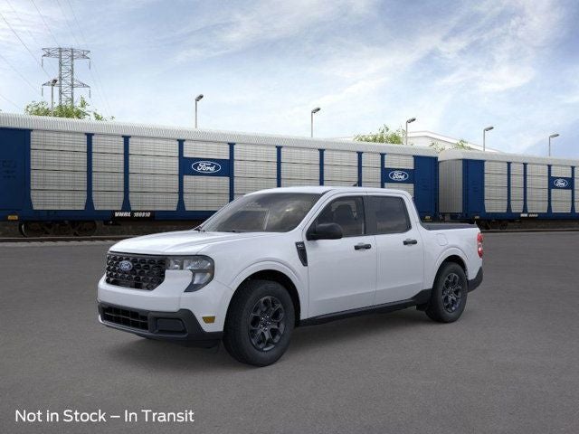 2026 Ford Maverick XLT in Oxford White — front three-quarter view