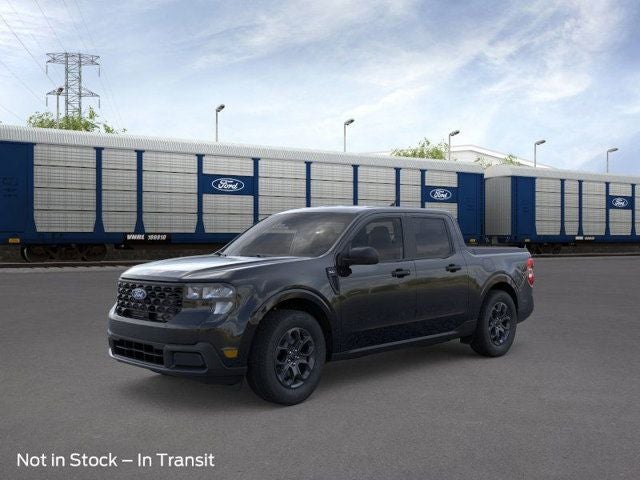 2026 Ford Maverick XLT in Shadow Black — front three-quarter view